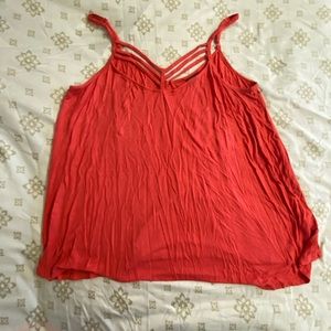 Coral tank top plus size